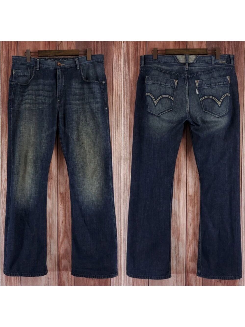 *READ* Levis Silvertab Mens Size 36X33 Bootcut Blue Denim Jeans Cotton